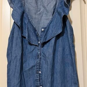 Old Navy Blue Denim Top